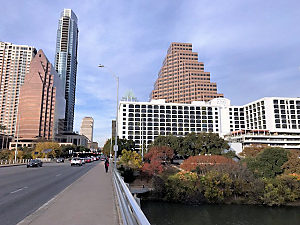 Austin, Texas, on the Colorado River.